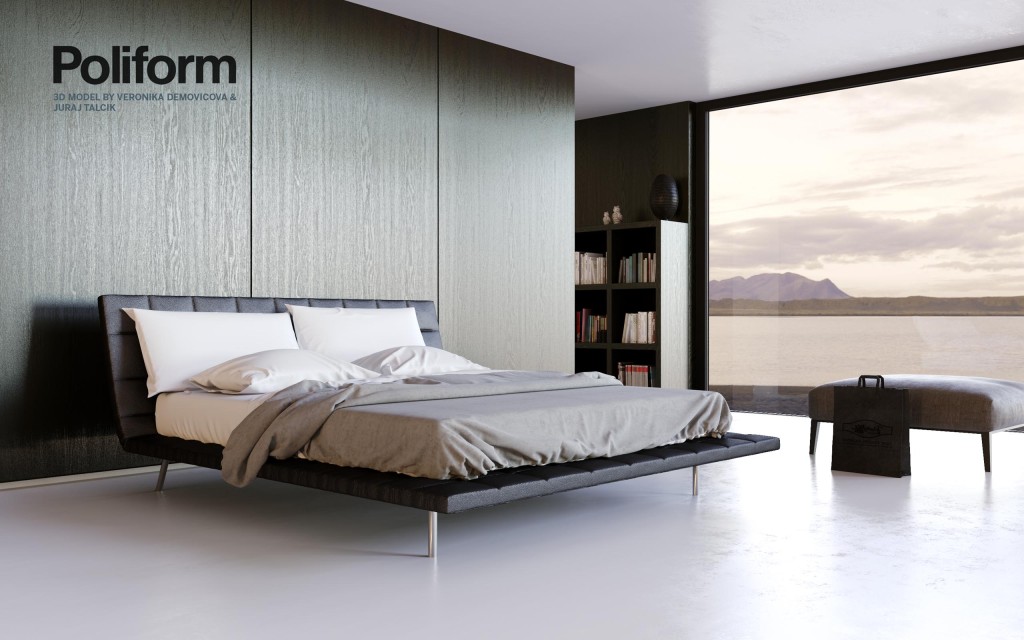 Free 3D model of Poliform bed by Talcik&Demovicova